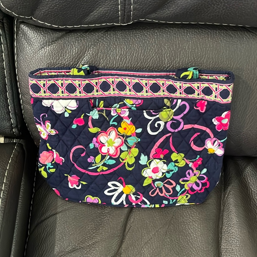 Vera Bradley petite tote in ribbons print